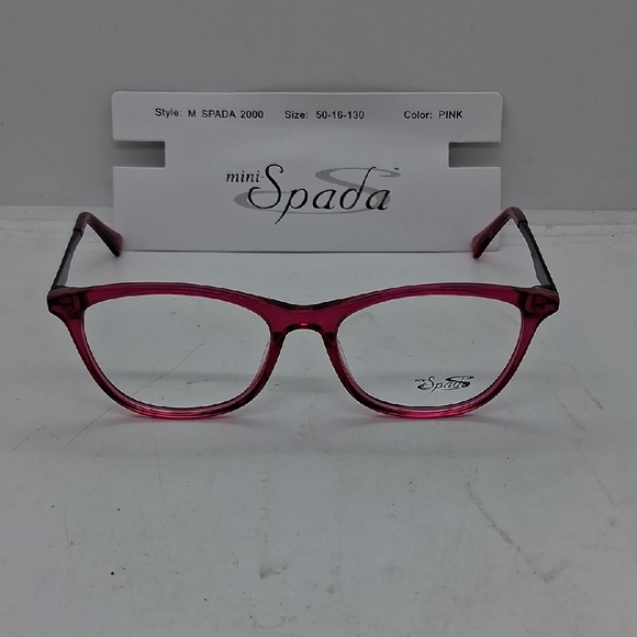 NWT Rxable Kids Mini Spada 2000 Pink Eyeglass Frames